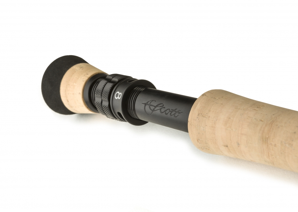 Black Carbon Core Reel Seat for Fly Rods